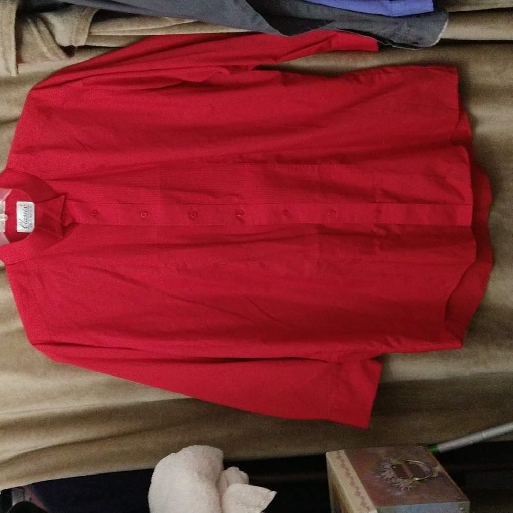 Unisex Classic Tuxedo Shirt, size 2XL (18-18 1/2--32/33)